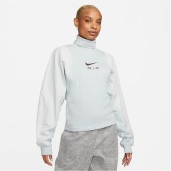 Nike Air Women's Corduroy Fleece Top Pure Platinum