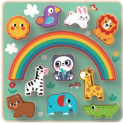 2Kids Toys balanční puzzle se zvířátky 2 v 1 – Sleviste.cz