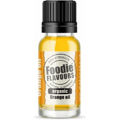 Foodie Flavours Přírodní koncentrované aroma 15 ml pomerančový olej – Zboží Dáma