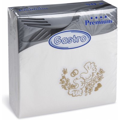 Wimex Ubrousek Premium Svatba 50ks 40x40cm – Zboží Dáma