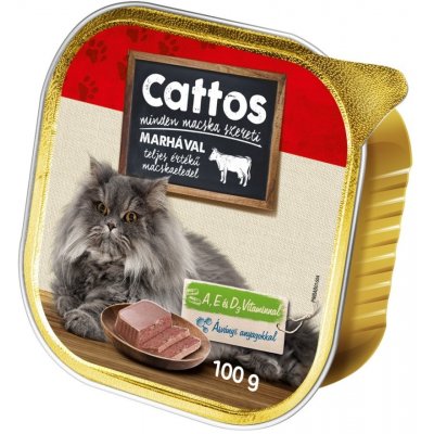 Cattos Cat hovězí 100 g – Zbozi.Blesk.cz
