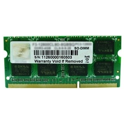 G.Skill DDR3 8 GB 1x8GB 1333 MHz SO-DIMM CL 9 1.5V F3-1333C9S-8GSA – Zbozi.Blesk.cz