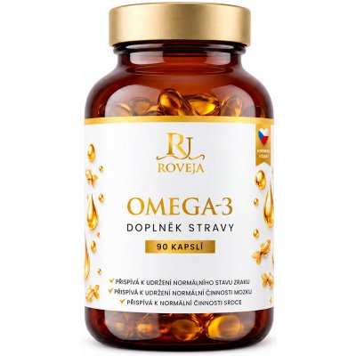 Roveja Omega 3 rybí olej 90 kapslí, 1000 mg EPA + 500 mg DHA – Hledejceny.cz