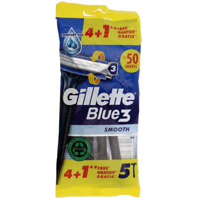 Gillette Blue3 Smooth 5 ks – Sleviste.cz