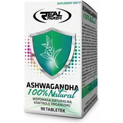 Real Pharm Ashwagandha 100% přírodní 90 tablet – Hledejceny.cz