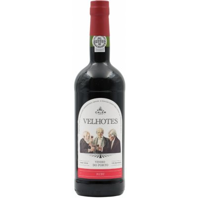 Cálem Velhotes Porto Ruby 19,5% 0,75 l (holá láhev) – Zboží Mobilmania