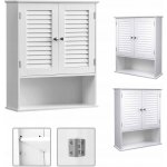 VASAGLE Závěsná skříňka bílá 60 x 70 x 20 cm – Zboží Dáma