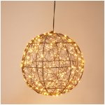 Koopman | LED Venkovní vánoční dekorace 200xLED/230V pr. 18 cm IP44 teplá bílá koule/černá | AMZ141010 – Hledejceny.cz