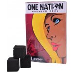 One Nation 25 mm kokosové uhlíky pro vodní dýmku 1 kg – Zboží Dáma