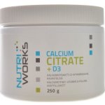NutriWorks Calcium Citrate + D3 250 g – Hledejceny.cz