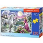 Castorland Princezna s jednorožci 120 dílků – Hledejceny.cz