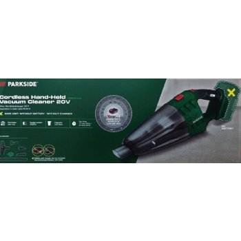 PARKSIDE® Aspirateur à main sans fil PHSSA 20-Li C1, 2…