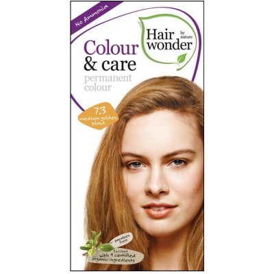 Hairwonder přírodní dlouhotrvající barva středně zlatá blond 7.3 100 ml – Zboží Mobilmania