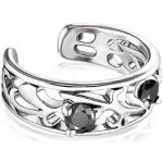 Šperky4U falešný piercing do ucha klips se zirkony FP1015-ST – Sleviste.cz