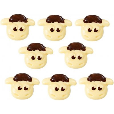 LEMAN DECORATIONS LEMAN Čokoládová dekorace Ovečka 8ks – Zboží Dáma