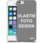 Pouzdro Picasee silikonové Apple iPhone 5/5S/SE - Vlastní design/motiv čiré – Zboží Mobilmania