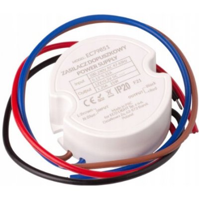 ECO LIGHT Napájecí zdroj - IP20 - 15W – HobbyKompas.cz