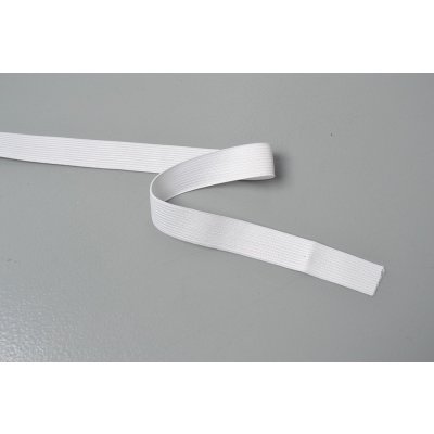 Guma hladká 2 cm bílá – Sleviste.cz