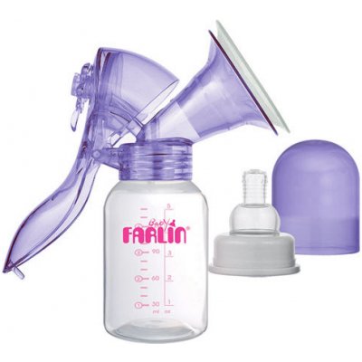 Farlin fialová páková s 3 zásobníky mléka