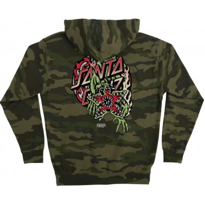 SANTA CRUZ STRANGER THINGS DEMOGORGON DOT HOODED HEAVYWEIGHT SWEATSHIRT FOREST CAMO – Zbozi.Blesk.cz