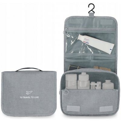 Kufryplus kosmetický kufřík TB2010 šedý – Zboží Mobilmania