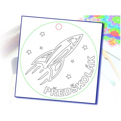 Radost v písku Sada medailí 5ks raketka předškolák – Hledejceny.cz