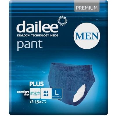 Dailee Pant Men Premium Plus L 15 ks Blue