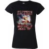 Dámské tričko s potiskem Tričko metal NNM Led Zeppelin Stars N Stripes černá