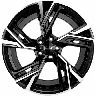 MAM RS5 8,5x19 5x108 ET45 black polished – Zboží Mobilmania