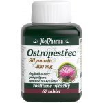 MedPharma Ostropestřec Silymarin 200 mg 67 tablet – Hledejceny.cz