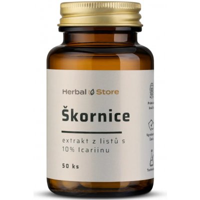 Škornice šípolistá kapsle extrakt z listů s 10% Icariinu 50 kapslí – Hledejceny.cz