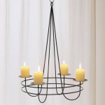 BOLTZE Závěsný svícen Odo černý S 60 cm – Sleviste.cz