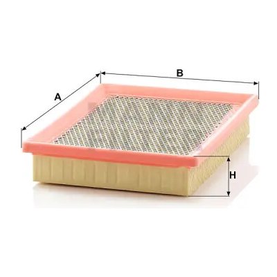 MANN FILTER Vzduchový filtr C 2571 – Hledejceny.cz