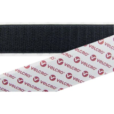 VELCRO® E08810033011425 pásek se suchým zipem, lepicí, háčková část, (d x š) 25000 mm x 100 mm, černá, 25 m – Hledejceny.cz