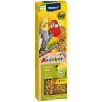Vitakraft KRÄCKER tyčinky STŘEDNÍ PAPOUŠEK kiwi & citrus 180 g – Hledejceny.cz