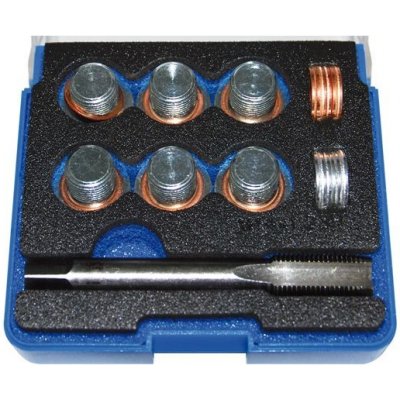 BGS 151 Sada na opravu závitů olejových van M14x1,25 mm, 25 dílů – Hledejceny.cz