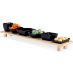 Excellent servírovací misky s bambusovým podnos em 7 ks černá KO-210000830 KO-210000830 – Zboží Dáma