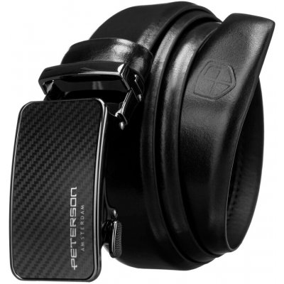 Značkový pánský automatický pásek s karbonovým dekorem GP187 – Zboží Mobilmania