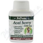 MedPharma Acai berry 1000 mg + garcinia cambogia + jabl. pektin 67 kapslí – Hledejceny.cz