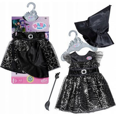 Zapf Creation BABY born Kostým čarodějnice 43 cm – Zboží Mobilmania