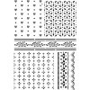 Kreslící šablona Šablona A4 pravidelné vzory