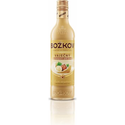 Stock Božkov Vaječný Oříšek 15% 0,5 l (holá láhev) – Zbozi.Blesk.cz