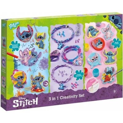 Disney Kreativní sada Totum Stitch 3 v 1 TT700161 – Hledejceny.cz