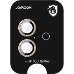 Joyroom ochranné sklo JR-MSF0306 pro iPhone 16 Pro/16 Pro Max s čočkami - hnědé – Zboží Živě