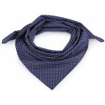 bavlněný šátek s puntíky 6 modrá berlínská – Zboží Dáma