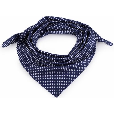 bavlněný šátek s puntíky 6 modrá berlínská – Zboží Dáma