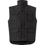 VL Mefitis. polstrovaná vesta s mnoha kapsami černá – Sleviste.cz