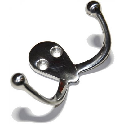 Věšák se dvěma háky, nerez A2, 63mm – Hledejceny.cz