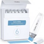 Ohuhu Kaligrafické fixy Extra Broad 6 ks Sky Glass – Hledejceny.cz