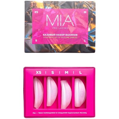Mia Pro Lashes silikonové natáčky na lash lifting perleťové Velikost: S – Zboží Dáma